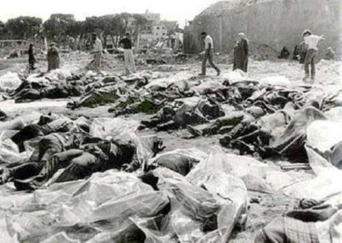 Halottak Kafr Kassemnél 1956-ban