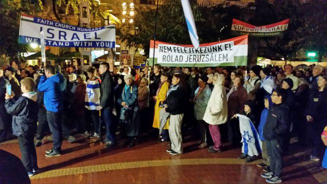 Demonstráció Izrael mellett