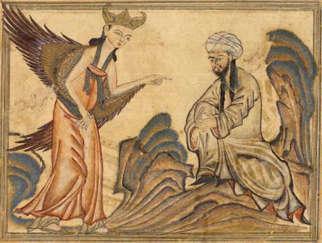 Mohamed és Gábriel arkangyal