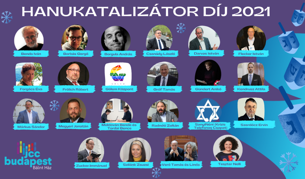 A Gólem Központ és népszerű rabbik a Hanukatalizátor-díj idei jelöltjei között