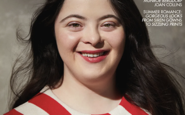 Zsidó Down-szindrómás lány szerepel a brit Vogue címlapján