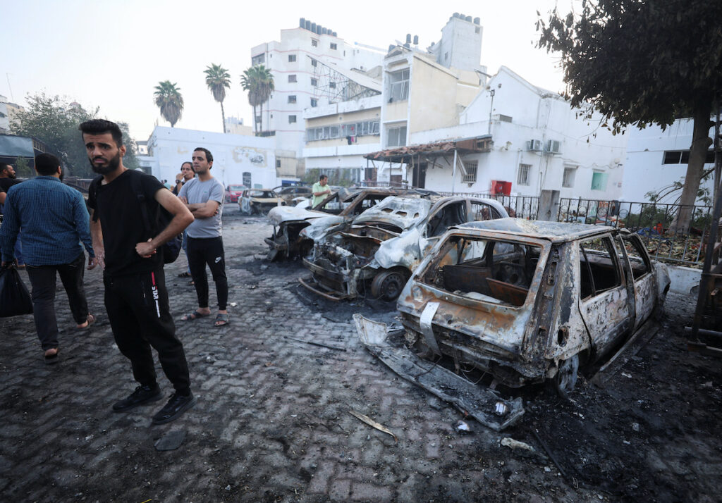Izrael több bizonyítékot tett közé az Iszlám Dzsihád felelősségéről a gázai kórház melletti robbanásban